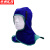 京洲实邦 电焊帽 焊工防烫焊接披肩头套 加长加肥蓝色ZJ-1437