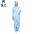 星工（XINGGONG）防静电服 连体带帽无尘洁净服防尘用喷漆防护工作服 蓝色M码