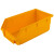 冰禹 BYL-131 背挂式零件盒 斜口塑料盒元件盒 五金工具盒物料盒 3号 190*105*75mm 红