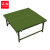 谋福（CNMF）野战桌椅会议便携式折叠桌 绿色多功能餐桌( 1.2*1.2m单桌子)