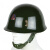 龙琪LONGQI gk80防暴钢盔金属钢制帽JD-A7防爆安保训练装备玻璃钢防护头盔 军绿色