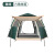 帐篷户外折叠全自动防暴雨六角帐加厚防雨露营装备野外野营 绿 3-4人
