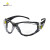 代尔塔101133 PACAYA LYVIZ技术防污防油防雾防刮擦眼镜可调式镜脚鼻夹透明眼镜 透明