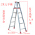 加厚2米铝合金梯子家用梯子折叠梯人字梯工程梯伸缩爬梯楼梯双面侧扶梯康鹏梯子 2米人字梯-材料厚2.0毫米