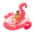 INTEX水上坐骑火烈鸟游泳圈玩具儿童独角兽浮排泳池充气浮床 羊驼坐骑【手拉泵】