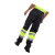 安大叔 C326 防护工作裤警示服荧光黄拼黑色 M码 1件装