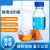 蓝盖丝口试剂瓶高硼硅玻璃瓶实验室化学螺口广口棕色透明密封罐瓶  橙盖高硼硅透明100mL 1个