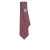 爱马仕（HERMES）男士Tie 7 Jungle领带桑蚕丝手工缝制斜纹真丝领带送男朋友预售 波尔多红/浅灰色/红色