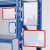 RFSZ 磁性安全标牌 仓储货架分区材料卡物资分类磁铁标签 红色 A5+双磁铁 21*15CM 10个/件