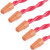 伊莱科ELECALL 细线专用【0.2~2.5mm²】螺旋式压线帽 电工弹簧接线端子 快速接线 100只/份 橙色