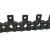06B08B10A12A单侧单孔弯板链条带耳双侧带附件弯板输送滚子链条 6分(12A)单侧单孔弯板链条1.5米