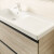 乐家（Roca）兰德系列浴室柜套装浴室镜一体式台盆带角柜浴室柜 白色款+镜柜 600MM