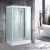 家用整体淋浴房浴室一体式隔断神器干湿分离浴房移门玻璃 透明标 透明标准款80x120单开门 D4-80x1