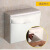 201不锈钢手纸盒厕所防水纸巾盒卷纸书包纸盒 201普通薄款书包纸盒