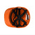 代尔塔102018ABS绝缘安全帽(顶) 橙色 1箱/20个 
