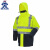 安大叔 B406 防寒服警示反光救援服防水保暖工作服荧光黄 L码 1件装