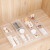 家の物语（KATEI STORY）日本进口厨房抽屉收纳盒餐具分格整理塑料隔板储物盒刀叉分隔盒 白色4个装（2大2小）