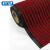 科力邦（Kelibang） 条纹复合地毯 可裁剪双条纹PVC复合防滑地垫 酒店地垫走廊防滑地毯1.8*5m KB1211酒红色