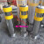 定制不锈钢路桩固定活动预埋式可拆卸防撞柱加厚隔离路障反光警示 201材质219管1.5mm 50CM高