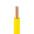 起帆电线电缆 BVR10平方国标家装进户铜芯电线单芯多股软线 黄色零线 50米