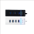 USB3.0分线器一拖四 USB3.0 HUB集线器多功能扩展器四口 笔记本 USB3.0分线器4口黑色线长30CM