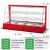 博雷奇熟食恒温保温柜商用小型加热保温箱台式蛋挞展示柜汉堡炸鸡加热箱 弧加大3层 官方标配