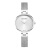 CK卡文克莱（CalvinKlein)手表authentic系列银色表盘银色米兰风表带时尚极简女款石英表K8G23126