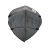 耐呗斯（NABES）9502CP活性炭折叠头带无阀防有机口罩（常规款）1盒