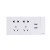 PHILIPS 【三位】USB+十孔 118型墙壁插座面板白色定制