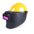 希万辉 高空配安全帽头戴自动变光电焊帽A 变光款高空面罩+安全帽黄色国标