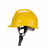 金能电力 ABS国标工地建筑工程电力施工业 监理领导防砸施工帽 小V型黄色 1顶