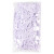 海斯迪克 拉菲草 包装礼盒填充物彩色碎纸条 100g/包 粉紫 H-235