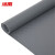 冰禹 BYyc-401 PVC塑料防滑垫 走廊橡塑胶地垫 灰色铜钱纹1.3*1m【牛津普厚1.5mm】