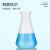 LABSHARK  塑料锥形瓶实验室三角烧瓶广口带刻度PP耐高温摇瓶 塑料锥形瓶 大口不带盖 250ml