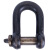 卡环锁具起重卸扣D形U型吊环连接卡扣直形重型锁扣国标扣 国标重型4.9吨