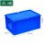 震迪平盖物流箱塑料储物箱运输搬运周转箱胶框600*400*280