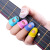 谋福 硅胶手指套 手指保护套 防滑防痛保护手指套 点钞翻书 (10个装) 粉色 L 