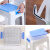 好尔塑料凳子客厅厨房加厚防滑耐磨休闲板凳可叠摞餐高凳带提手板凳大号蓝色 1个装
