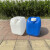 京采无忧 塑料化工桶 加厚塑料油桶方桶储水桶堆码桶 15L升方桶直把白色