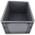海斯迪克 欧标EU箱汽配周转箱塑料物流箱工具零件盒 800*600*330 HKCL-835