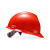 梅思安/MSA ABS标准型一指键帽衬 V型安全帽施工建筑工地劳保头盔 红色 1顶装