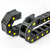 黄点30系列拖链导向槽商销售工程机床塑料拖链电缆油管保护链 黄点桥式可开30*103R55