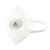 代尔塔/DELTAPLUS 104012 KN95带阀耳带口罩 防柳絮花粉防雾霾 3只/包 企业专享