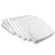 科力邦（Kelibang） 白色垃圾袋 大号透明塑料装加厚 120*140cm50只装 酒店客房宾馆平口一次性塑料袋 KB3706