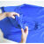 围裙防水防油耐酸碱长袖围裙加厚成人有带袖反穿罩衣男女士工作服 宝蓝色中号