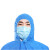 瑞可特 RSF295 一次性SMS无纺布防护服隔离衣 全身连体带帽防护衣 SMS蓝色加厚隔离衣 3XL(185) 