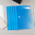 晨光(M&G)A4透明经济型条纹纽扣袋按扣袋粘扣袋文件袋 ADM95186粘扣蓝色10个