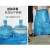 普利赛拉 彩色塑料平口垃圾袋大号垃圾分类袋干湿垃圾分类袋 黑色80*100cm（50个）/包