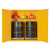  西斯贝尔/SYSBELWA811100易燃液体防火安全柜（油桶型）110Gal/415L/黄色/手动/两桶型