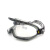 代尔塔 (Deltaplus)101104护目镜高闭合PC防化眼镜工业防护眼镜防雾防飞溅弹性织物头带